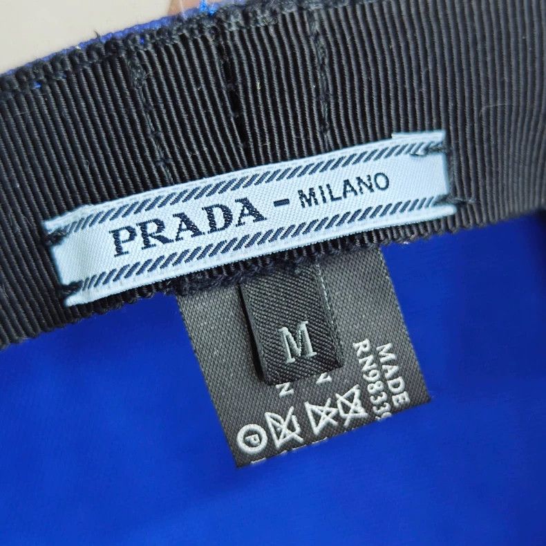 Prada Prada Denim Logo Bucket Hat - dmc Size ONE SIZE - 4 Thumbnail