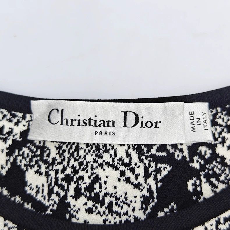 Dior Dior Paris Map Print Short Sleeve Dress - dmc Size US 30 / EU 46 - 3 Thumbnail