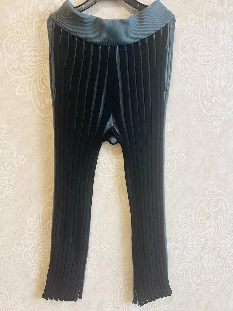 Issey Miyake Issey Miyake PP Pleated Colorblock Knit Pants - dmc Size US 30 / EU 46 - 2 Thumbnail