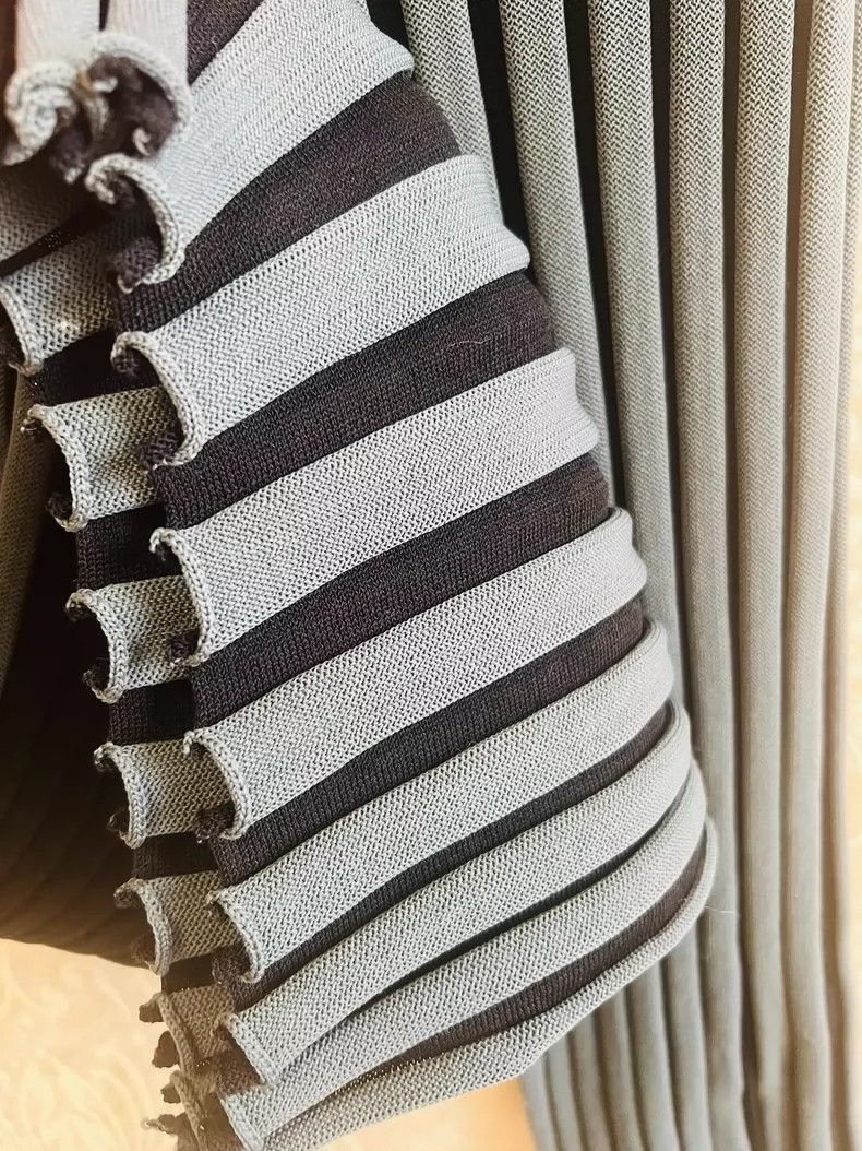 Issey Miyake Issey Miyake PP Pleated Colorblock Knit Pants - dmc Size US 30 / EU 46 - 3 Thumbnail