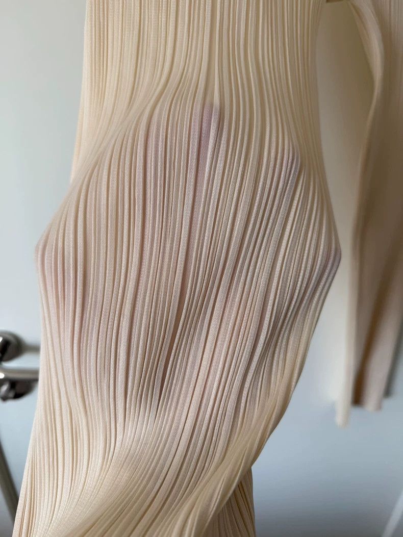 Issey Miyake Issey Miyake PP Pleated Beige Pants - dmc Size US 30 / EU 46 - 3 Thumbnail