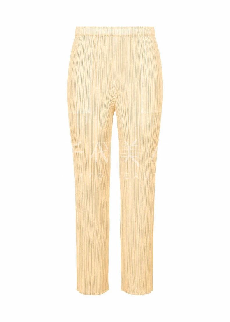 Issey Miyake Issey Miyake PP Pleated Beige Pants - dmc Size US 30 / EU 46 - 6 Thumbnail