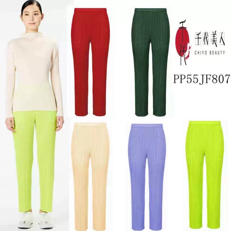 Issey Miyake Issey Miyake PP Pleated Beige Pants - dmc Size US 30 / EU 46 - 7 Thumbnail