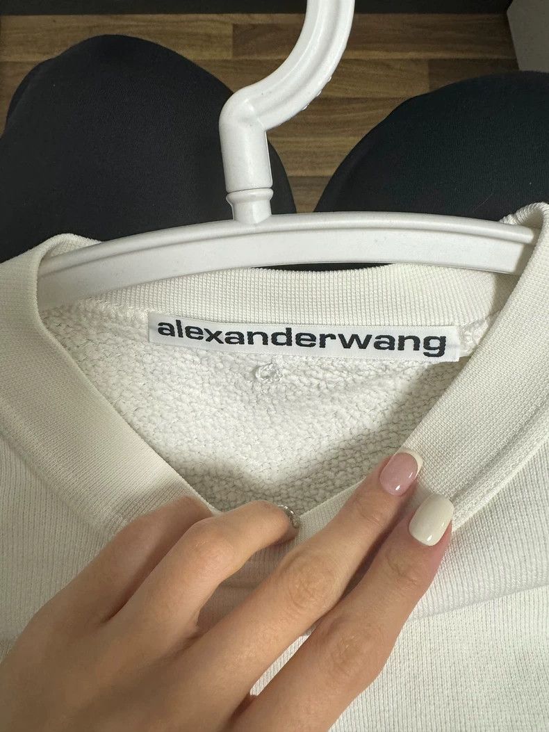 Alexander Wang Alexander Wang White Sweatshirt S Size S / US 4 / IT 40 - 2 Thumbnail