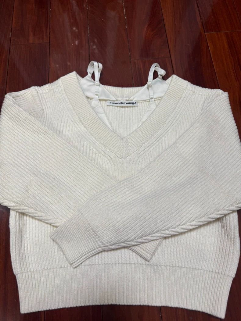 Alexander Wang Alexander Wang Women's Short Knit Sweater Size XS / US 0-2 / IT 36-38 - 7 Thumbnail