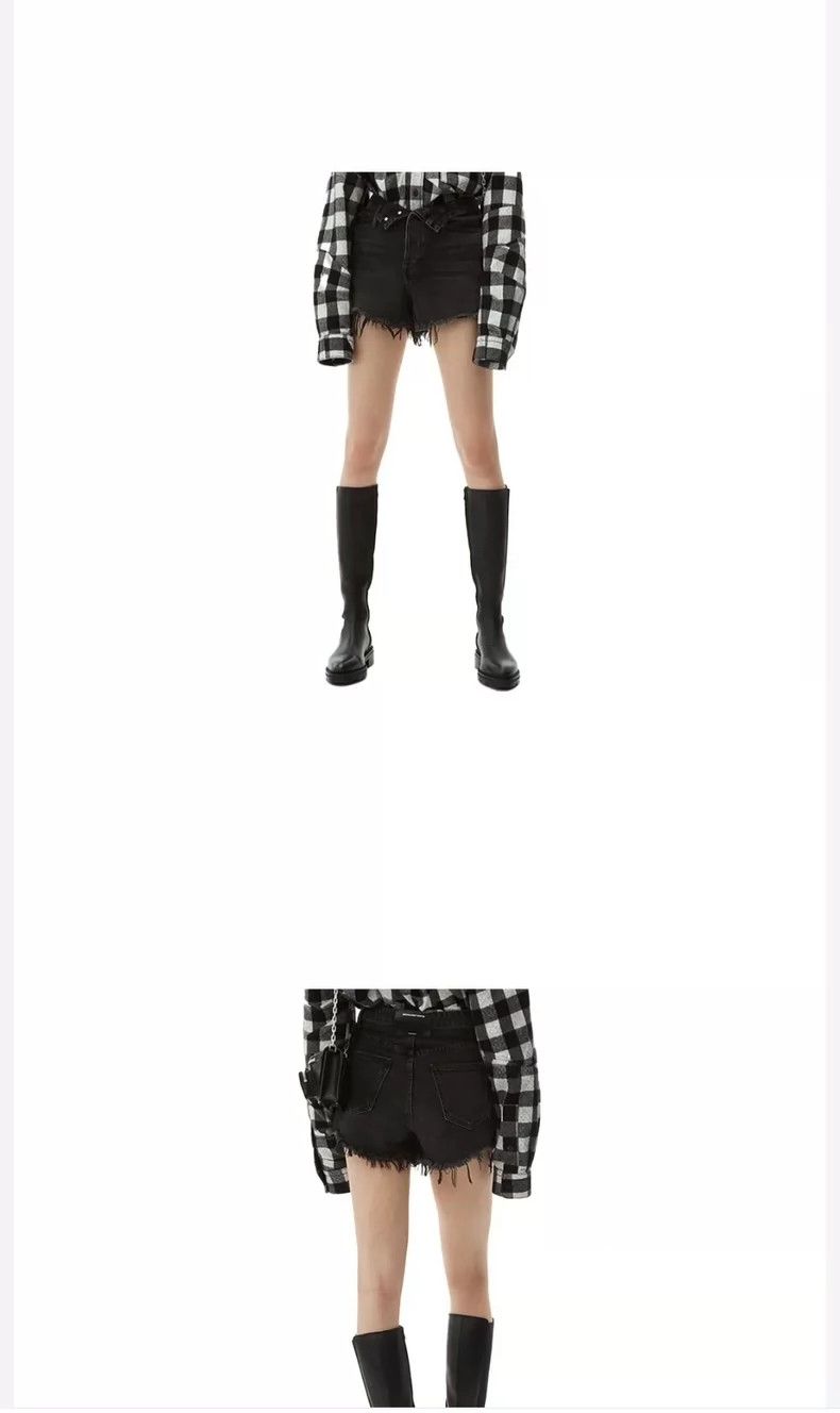 Alexander Wang Alexander Wang High-Waist Denim Shorts Size 24" / US 00 / IT 34 - 2 Thumbnail