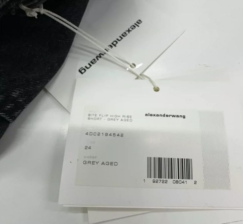 Alexander Wang Alexander Wang High-Waist Denim Shorts Size 24" / US 00 / IT 34 - 5 Thumbnail