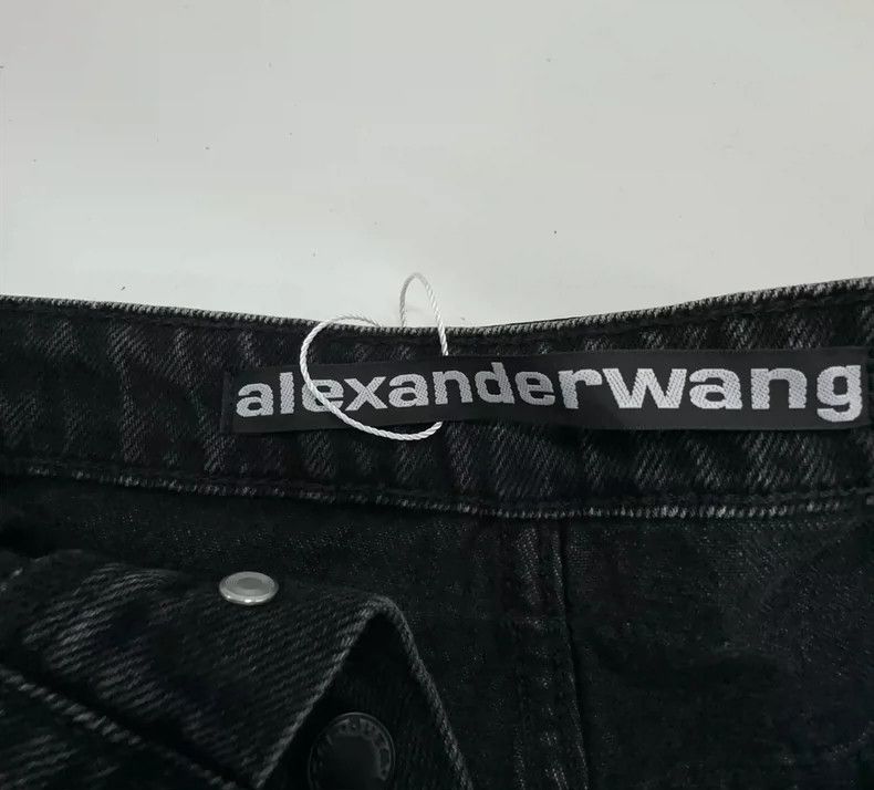 Alexander Wang Alexander Wang High-Waist Denim Shorts Size 24" / US 00 / IT 34 - 6 Thumbnail