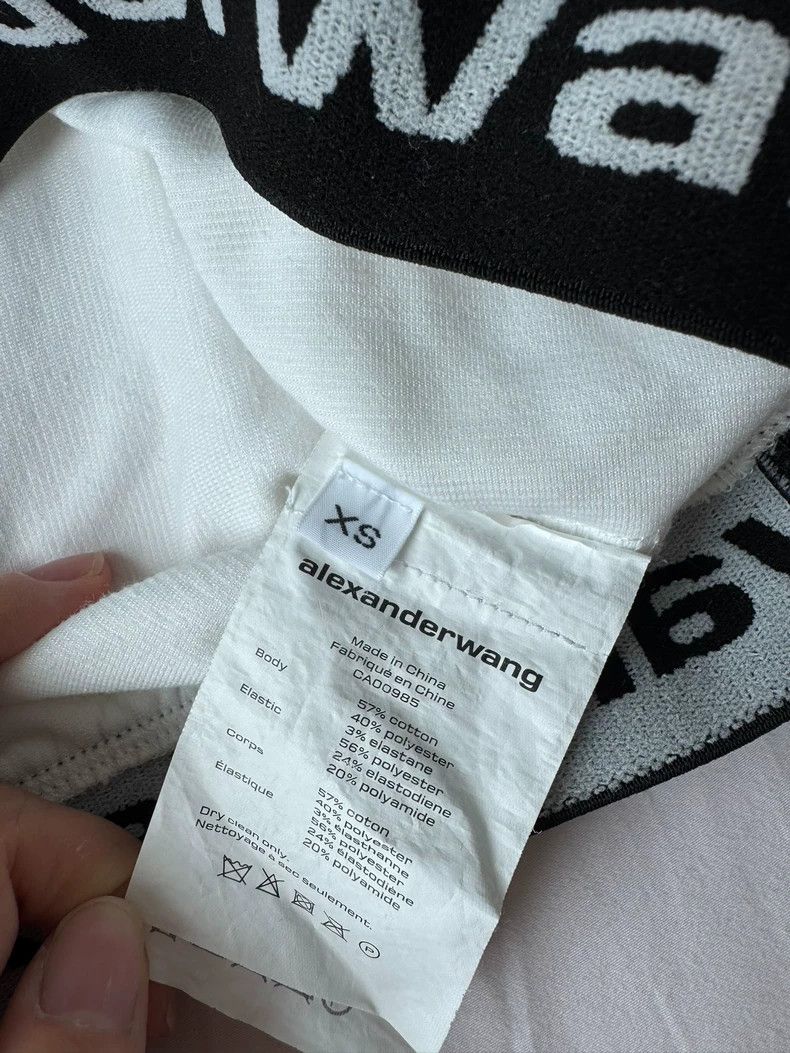 Alexander Wang Alexander Wang White Cropped Hoodie Size XS / US 0-2 / IT 36-38 - 2 Thumbnail