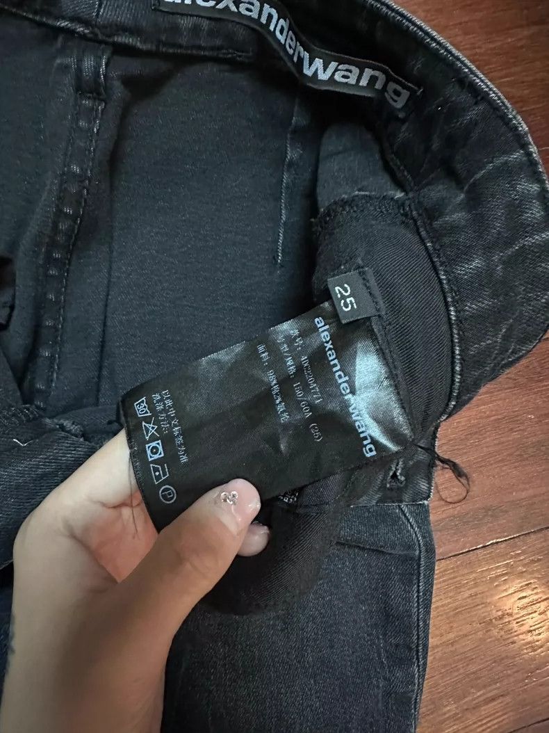 Alexander Wang Alexander Wang Dark Split Hem Jeans Size 26" / US 2 / IT 38 - 5 Thumbnail