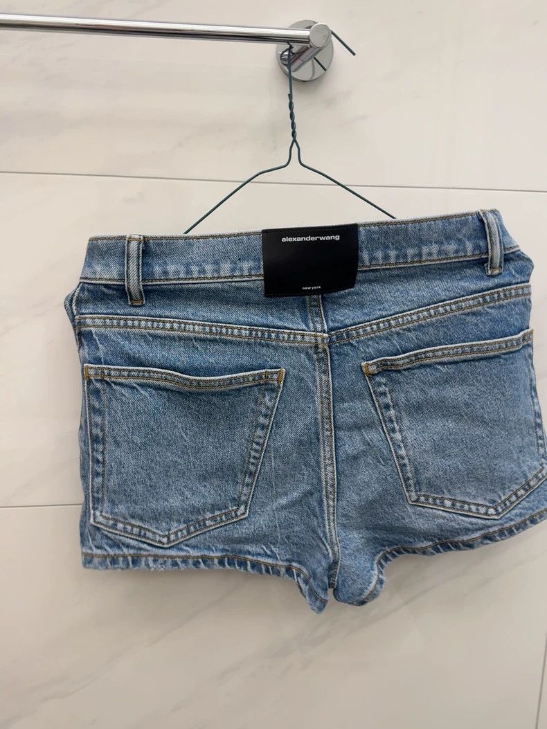 Alexander Wang Alexander Wang Denim Shorts Size 27" / US 4 / IT 40 - 3 Thumbnail