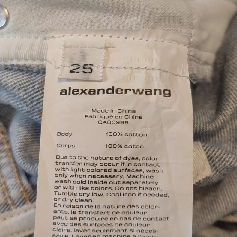 Alexander Wang Alexander Wang Distressed Blue Jeans Size 26" / US 2 / IT 38 - 5 Thumbnail
