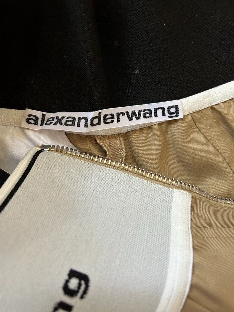 Alexander Wang Alexander Wang Women's Logo High-Waist Trousers Size 27" / US 4 / IT 40 - 3 Thumbnail