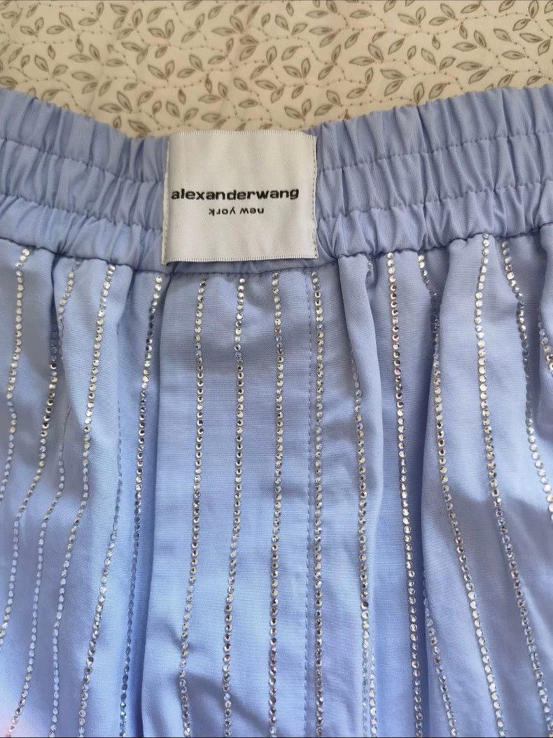 Alexander Wang Alexander Wang Rhinestone Shorts Size 26" / US 2 / IT 38 - 3 Thumbnail