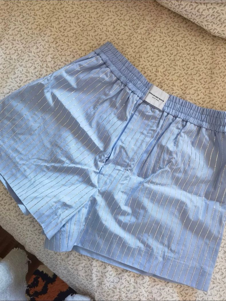 Alexander Wang Alexander Wang Rhinestone Shorts Size 26" / US 2 / IT 38 - 2 Thumbnail