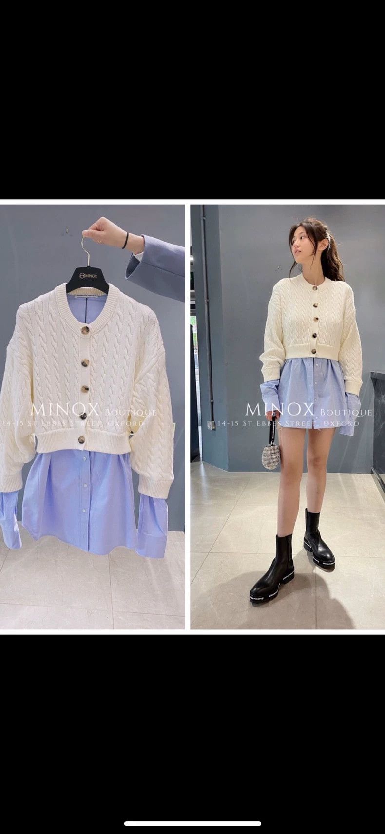 Alexander Wang Alexanderwang Cable Knit Layered Dress Size M / US 6-8 / IT 42-44 - 4 Thumbnail