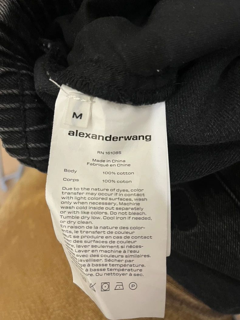 Alexander Wang Alexander Wang Logo Slim Drawstring Jeans Size 30" / US 8 / IT 44 - 5 Thumbnail