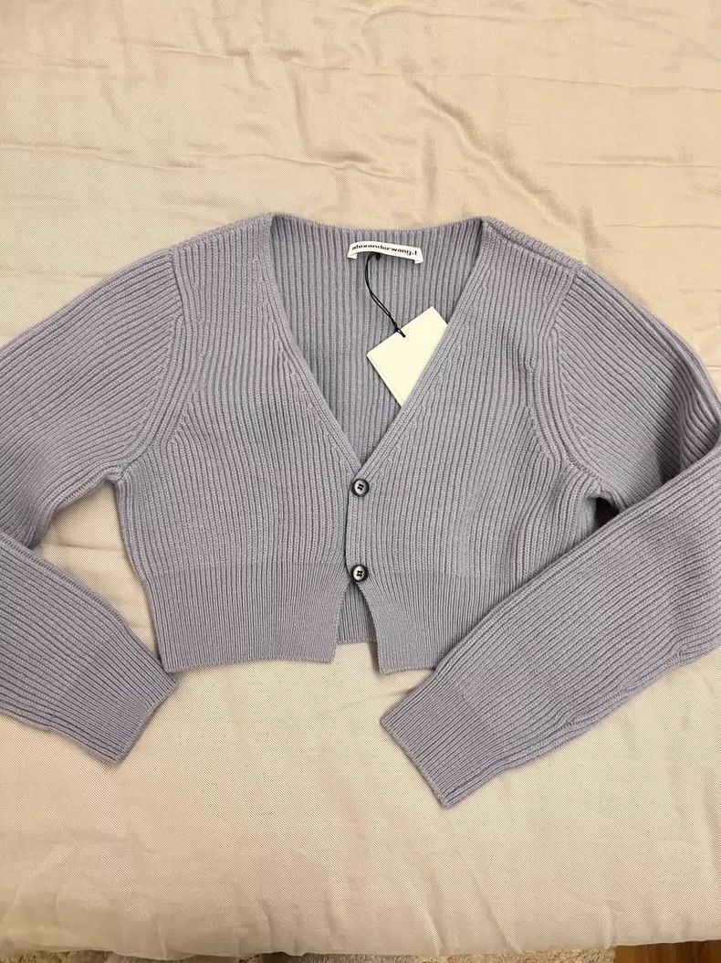 Alexander Wang Alexander Wang Short Sweater Cardigan Size S / US 4 / IT 40 - 2 Thumbnail
