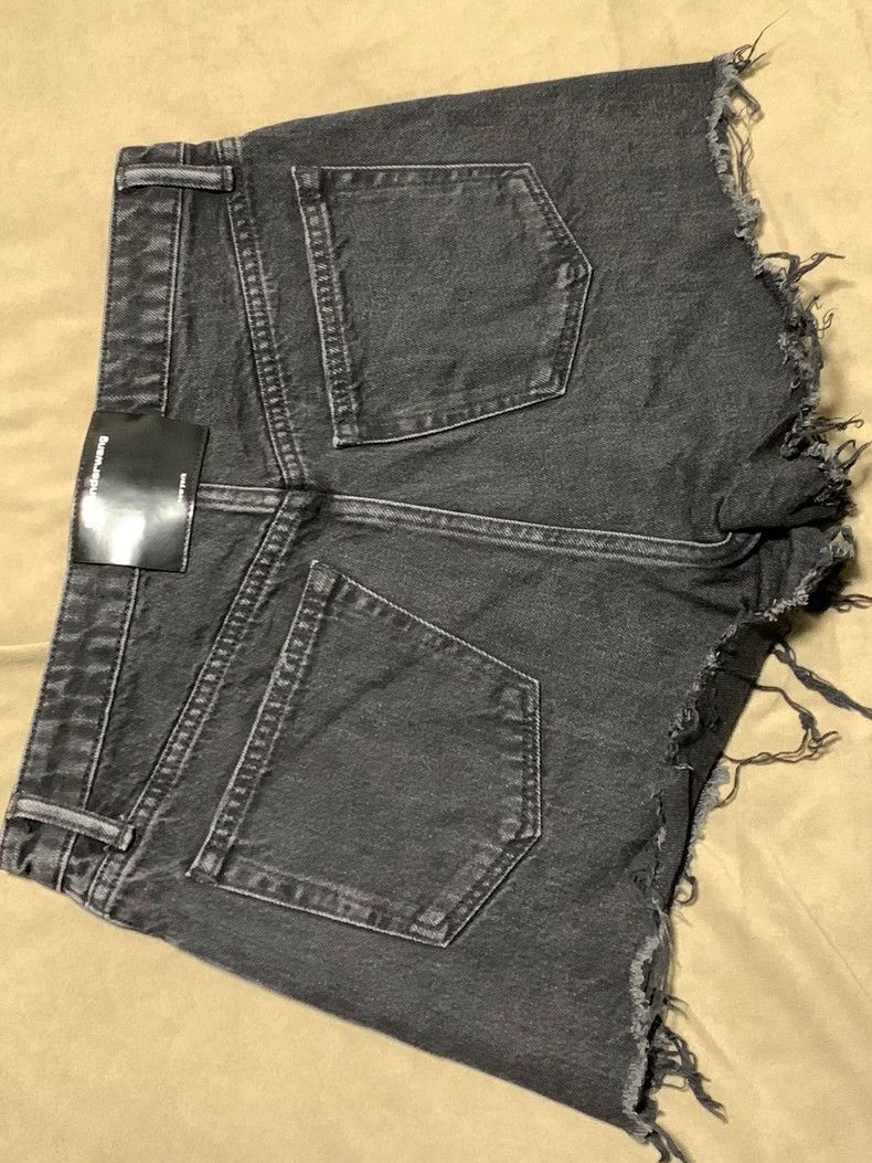 Alexander Wang Alexander Wang Black Denim Shorts Size 27" / US 4 / IT 40 - 2 Thumbnail