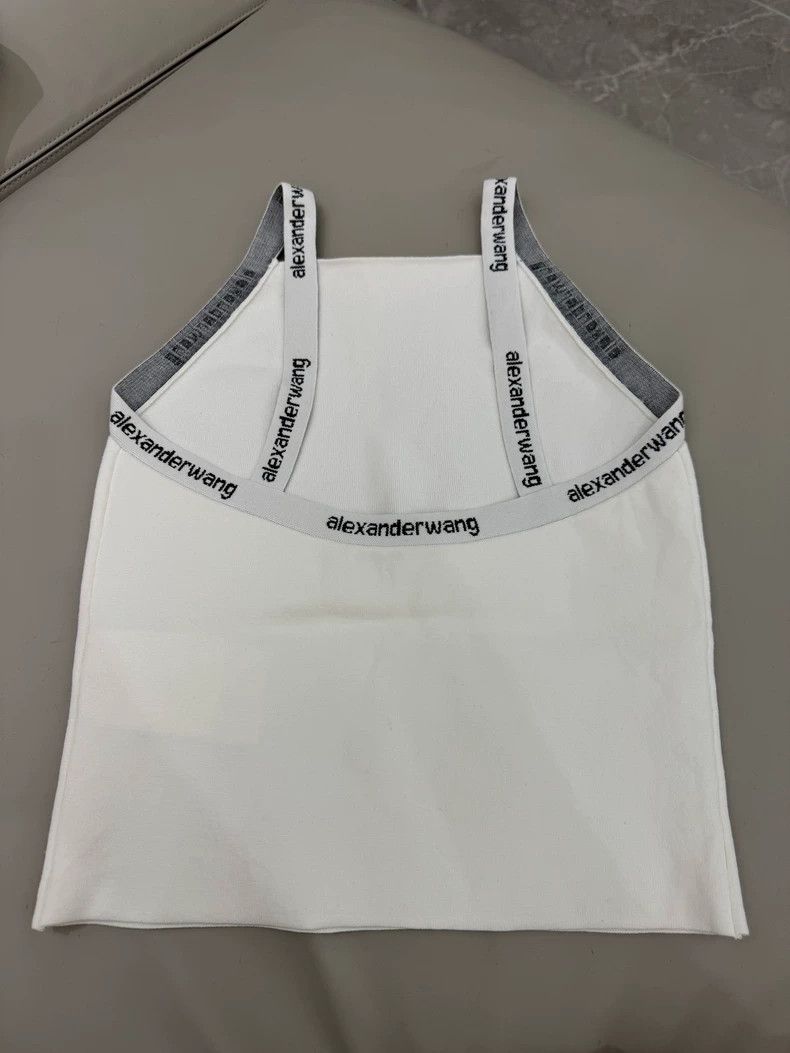 Alexander Wang Alexander Wang White Knit Tank Top Size S / US 4 / IT 40 - 3 Thumbnail