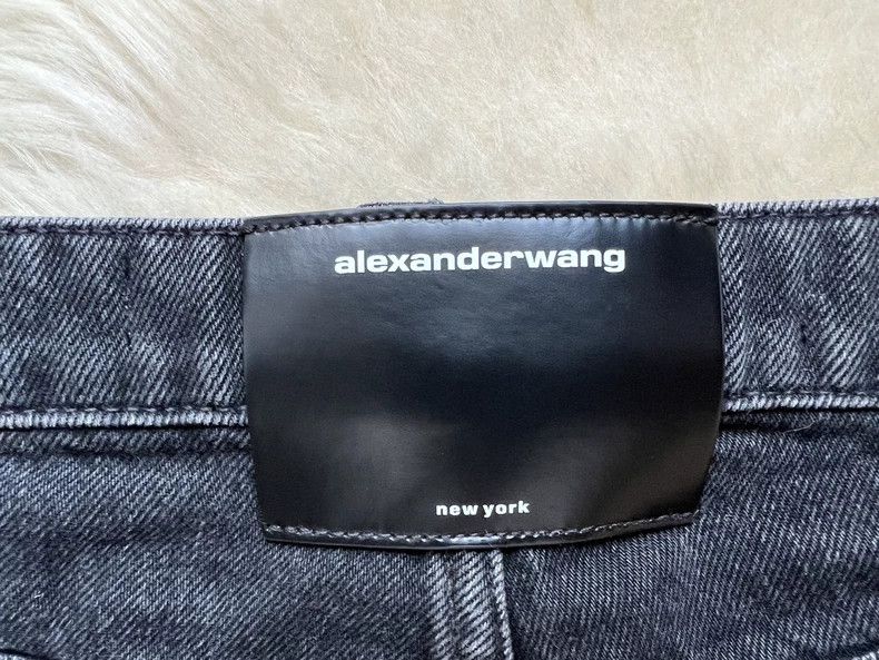 Alexander Wang Alexander Wang Gray Denim Bite Shorts Size 25" / US 0 / IT 36 - 4 Thumbnail