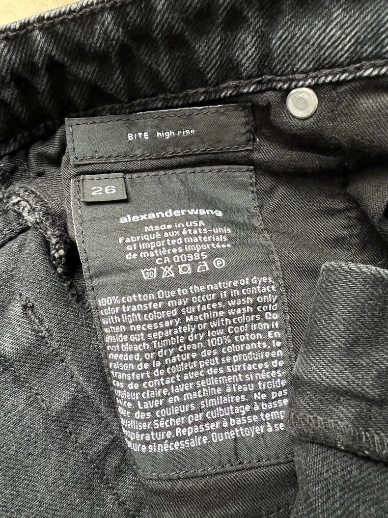 Alexander Wang Alexander Wang Gray Denim Bite Shorts Size 25" / US 0 / IT 36 - 3 Thumbnail