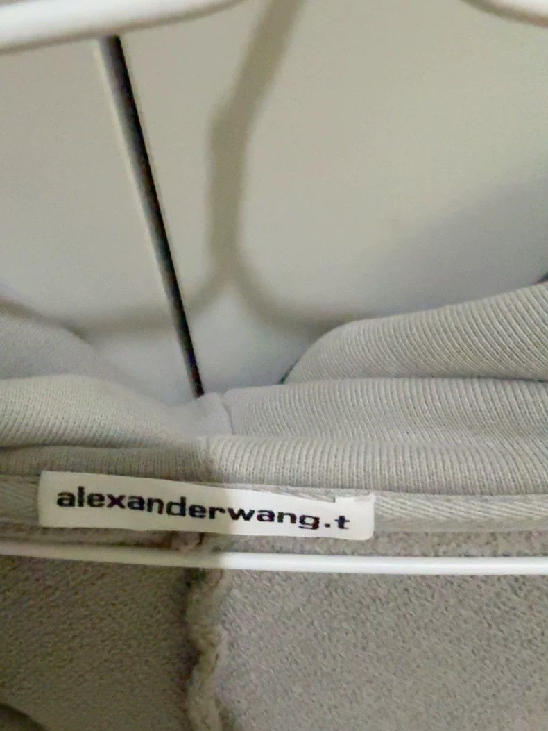 Alexander Wang Alexander Wang Gray Zip Hoodie Size M / US 6-8 / IT 42-44 - 2 Thumbnail