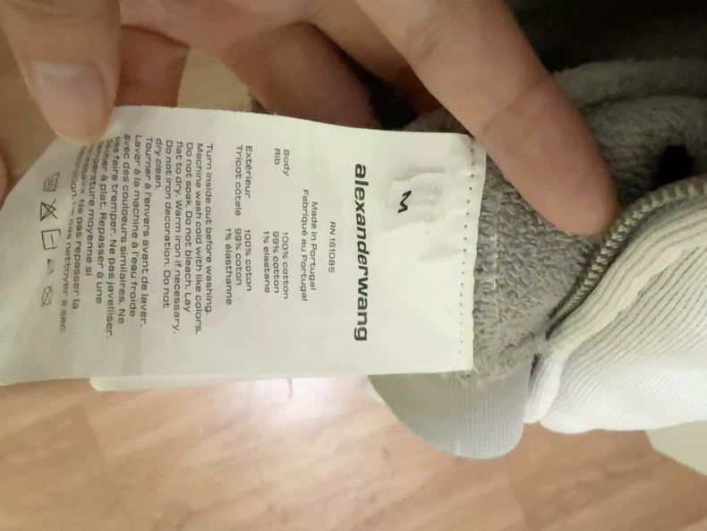 Alexander Wang Alexander Wang Gray Zip Hoodie Size M / US 6-8 / IT 42-44 - 3 Thumbnail