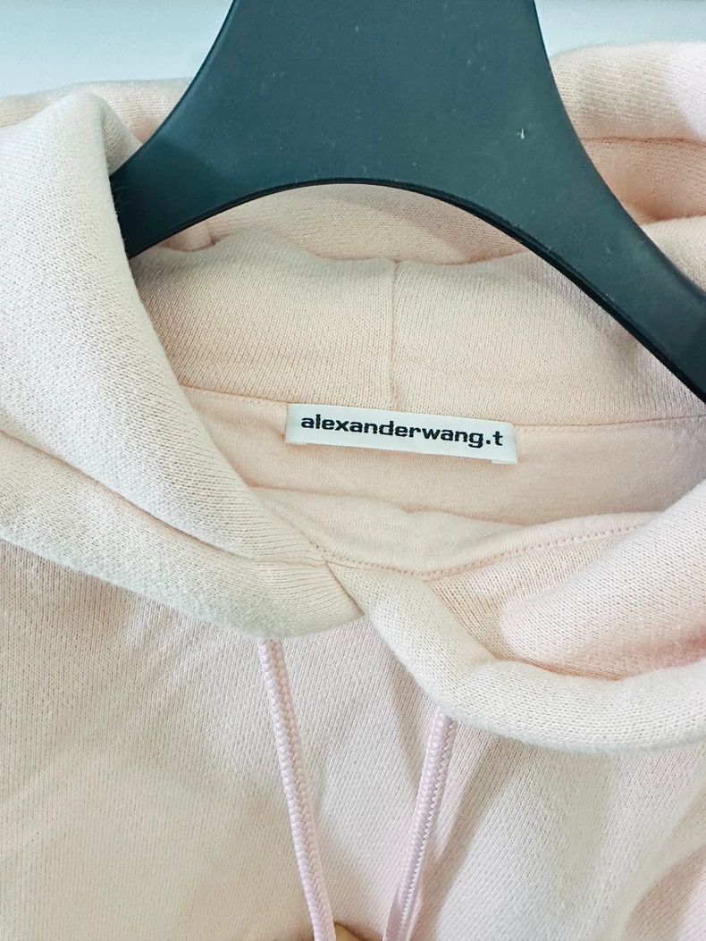 Alexander Wang Alexander Wang Pink Hoodie with Drawstring Size XS / US 0-2 / IT 36-38 - 2 Thumbnail