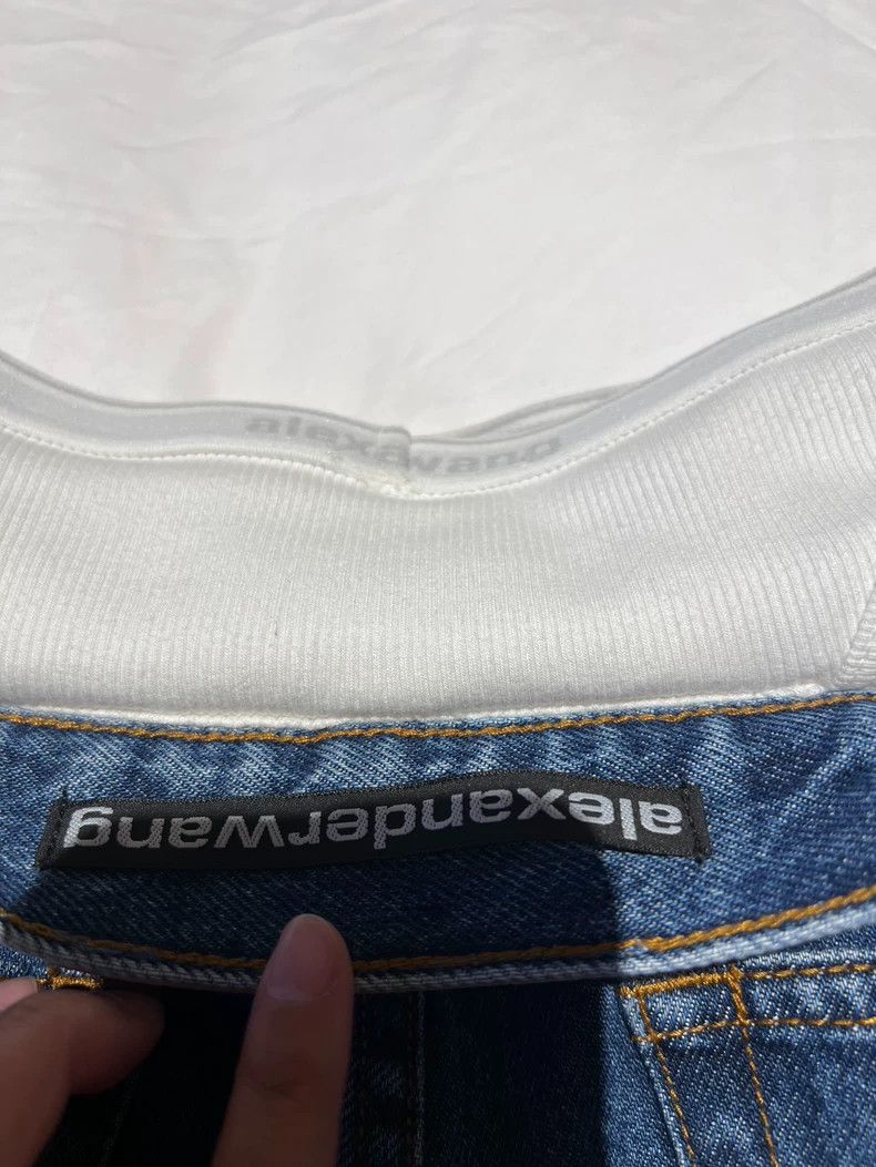 Alexander Wang Alexanderwang Women's Exposed Underwear Jeans Size 24" / US 00 / IT 34 - 7 Thumbnail
