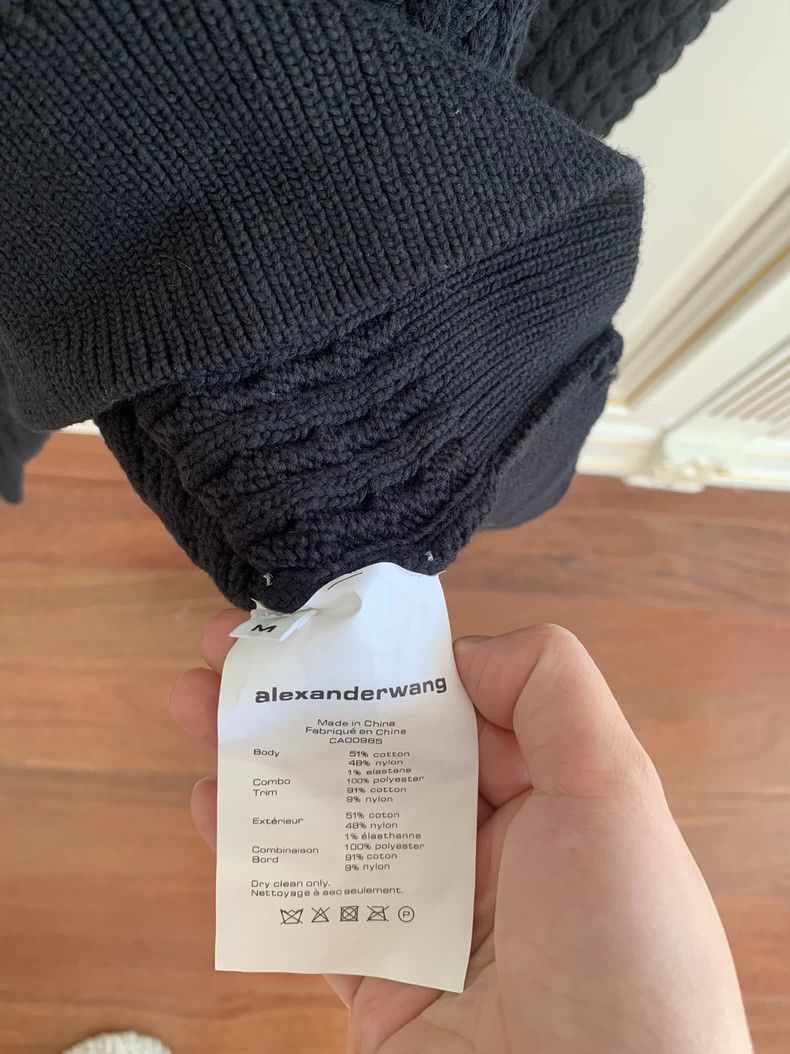 Alexander Wang Alexander Wang Off-Shoulder Black Sweater Size M / US 6-8 / IT 42-44 - 2 Thumbnail