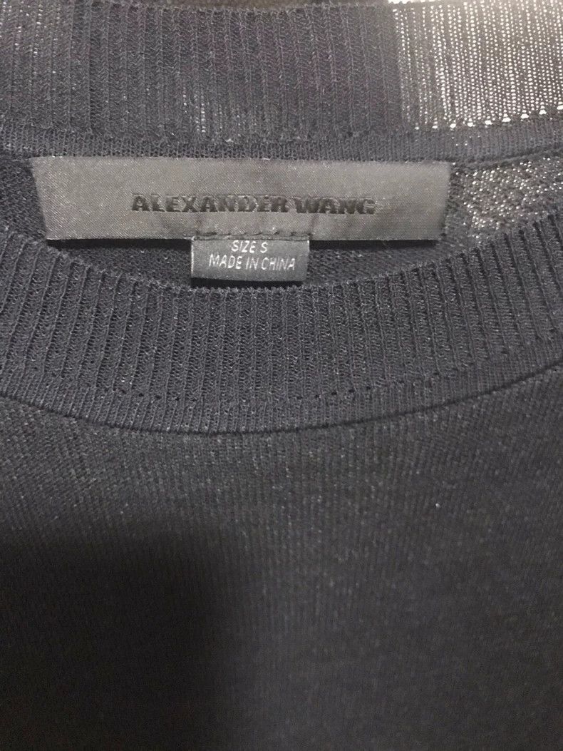 Alexander Wang ALEXANDER WANG Sheer Silk Top Size ONE SIZE - 3 Thumbnail
