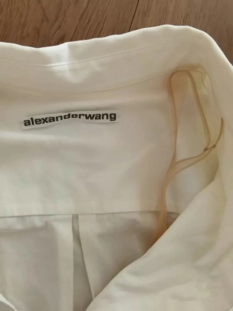 Alexander Wang Alexander Wang White Shirt Dress Size M / US 6-8 / IT 42-44 - 3 Thumbnail