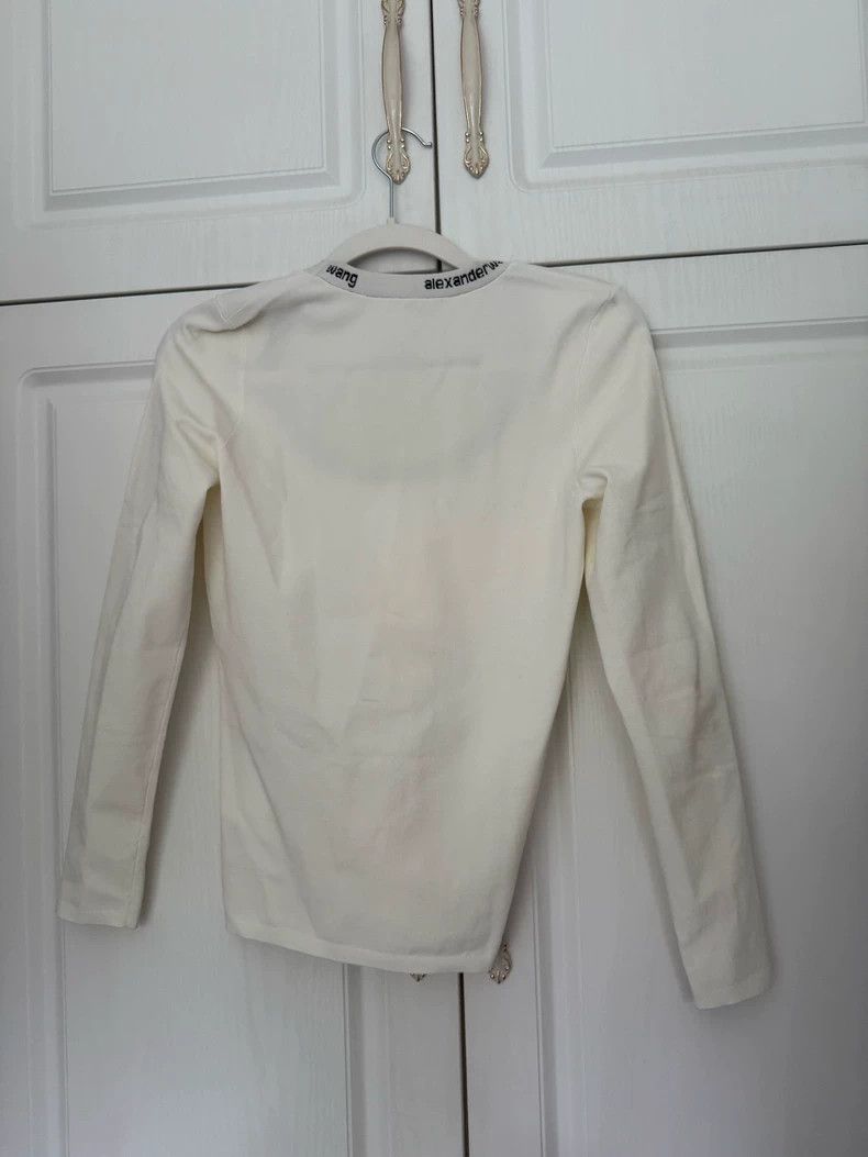 Alexander Wang Alexander Wang Fitted Long Sleeve Top Size S / US 4 / IT 40 - 4 Thumbnail
