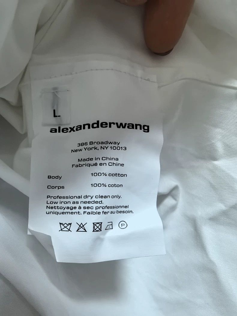 Alexander Wang Alexander Wang Women's Off-shoulder Cotton Shirt Size L / US 10 / IT 46 - 5 Thumbnail