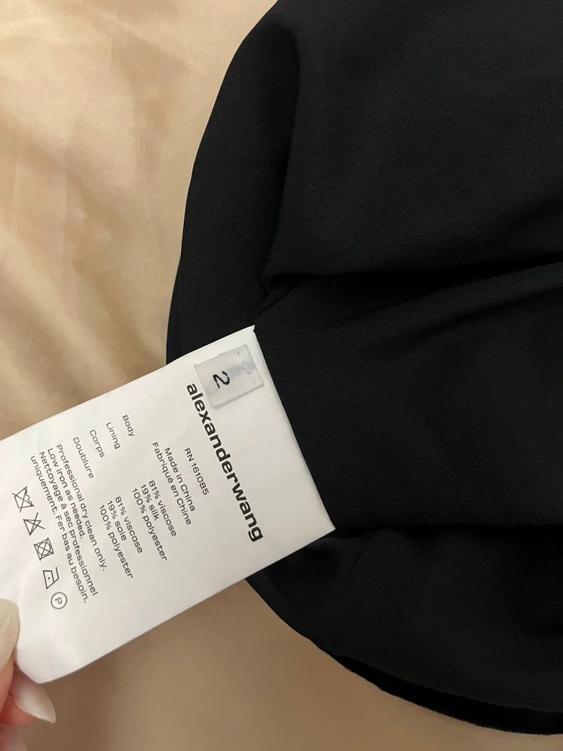 Alexander Wang Alexander Wang Velvet Diamond Buckle Dress Size S / US 4 / IT 40 - 8 Thumbnail