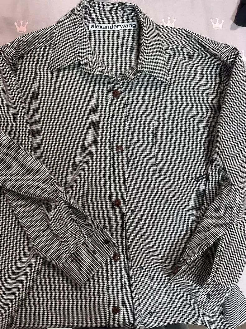 Alexander Wang Alexander Wang Checkered Long Sleeve Shirt Size S / US 4 / IT 40 - 2 Thumbnail