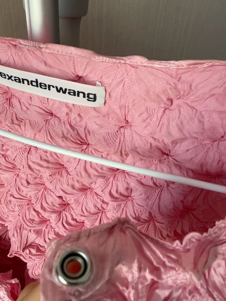 Alexander Wang Alexander Wang Pink Ruffled Crop Top Size XS / US 0-2 / IT 36-38 - 8 Thumbnail