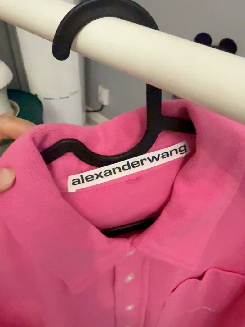 Alexander Wang Alexander Wang Pink Oversize Shirt Jacket Size XS / US 0-2 / IT 36-38 - 3 Thumbnail