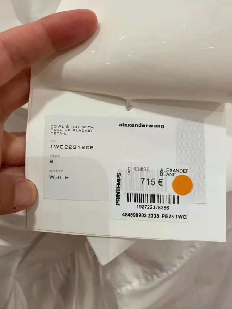 Alexander Wang Alexander Wang Asymmetric Off-Shoulder Shirt Size XS / US 0-2 / IT 36-38 - 6 Thumbnail