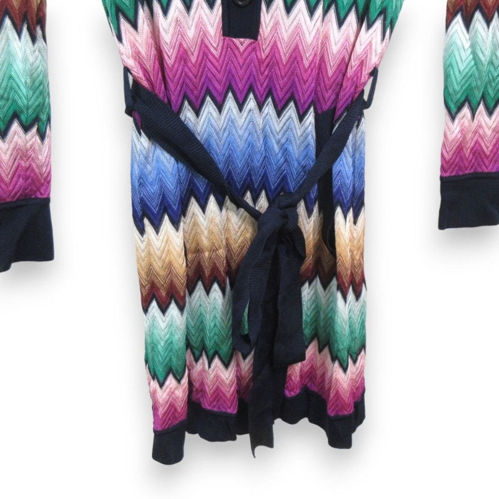 Other Other Missoni Chevron Stripe Knit Dress Cotton Dresses Size ONE SIZE - 4 Thumbnail