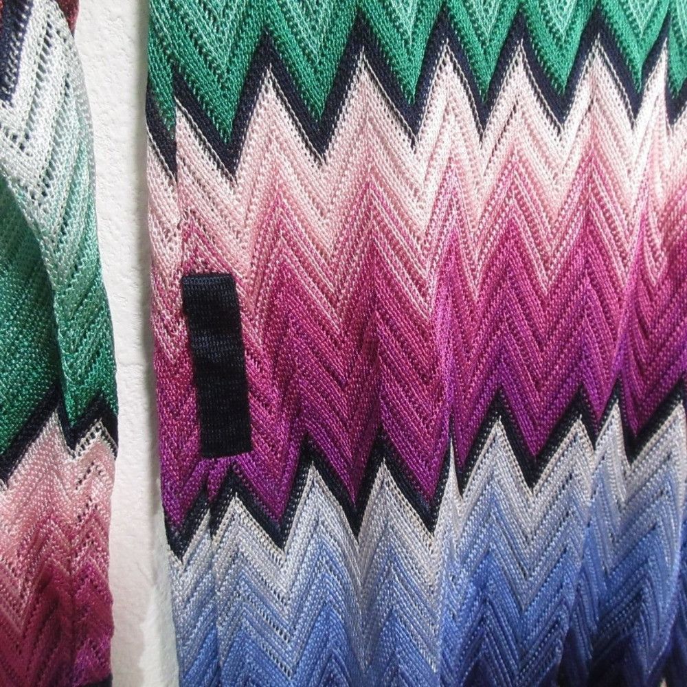 Other Other Missoni Chevron Stripe Knit Dress Cotton Dresses Size ONE SIZE - 7 Thumbnail
