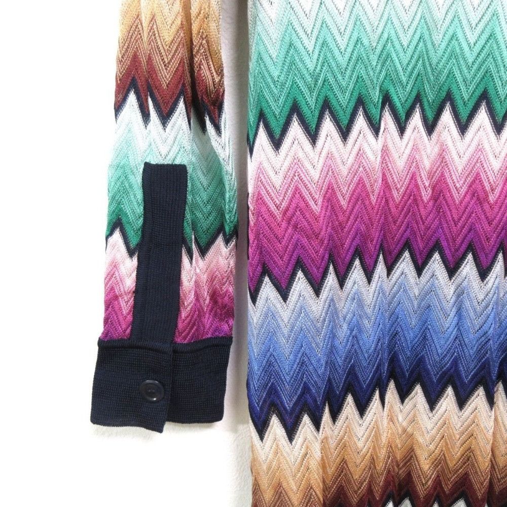 Other Other Missoni Chevron Stripe Knit Dress Cotton Dresses Size ONE SIZE - 6 Thumbnail