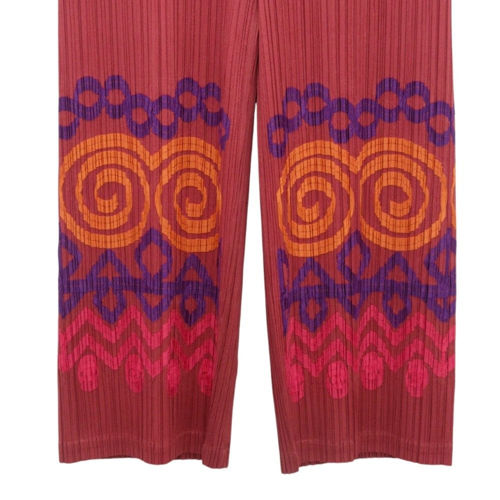 Issey Miyake Issey Miyake PLEATS PLEASE Pleats Please Polyester Wide Pants Others Pants PP83-JF763 Size ONE SIZE - 3 Thumbnail