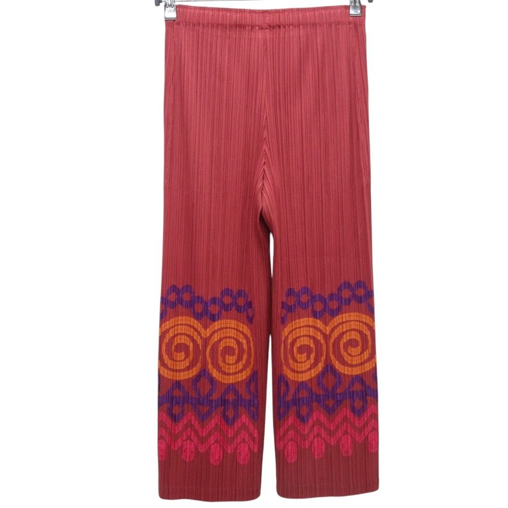 Issey Miyake Issey Miyake PLEATS PLEASE Pleats Please Polyester Wide Pants Others Pants PP83-JF763 Size ONE SIZE - 2 Thumbnail