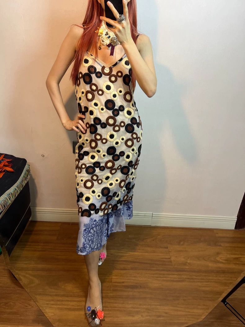 Comme des Garcons Comme des Garcons Embroidered Donut Dress - dmc Size US M / EU 48-50 / 2 - 9 Thumbnail