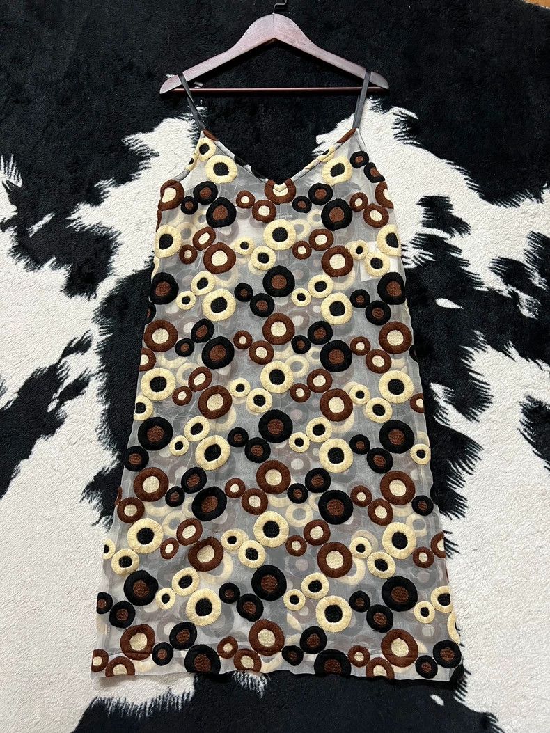 Comme des Garcons Comme des Garcons Embroidered Donut Dress - dmc Size US M / EU 48-50 / 2 - 2 Thumbnail
