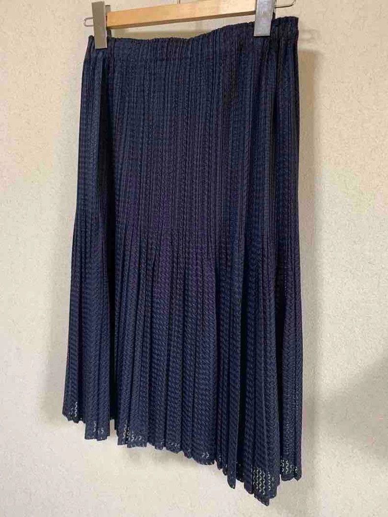 Issey Miyake ISSEY MIYAKE Pleated Lace Skirt - dmc Size US 33 - 2 Thumbnail