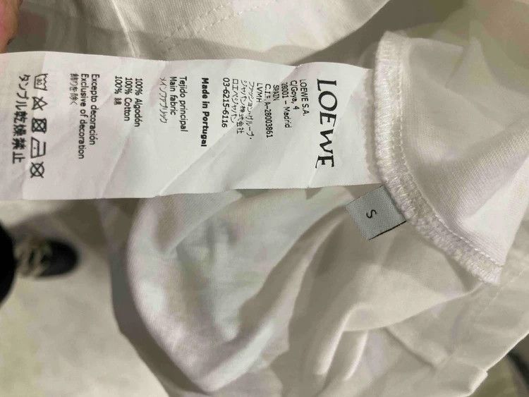 Loewe Loewe Black White Print Short Sleeve T-Shirt - dmc Size US S / EU 44-46 / 1 - 5 Thumbnail