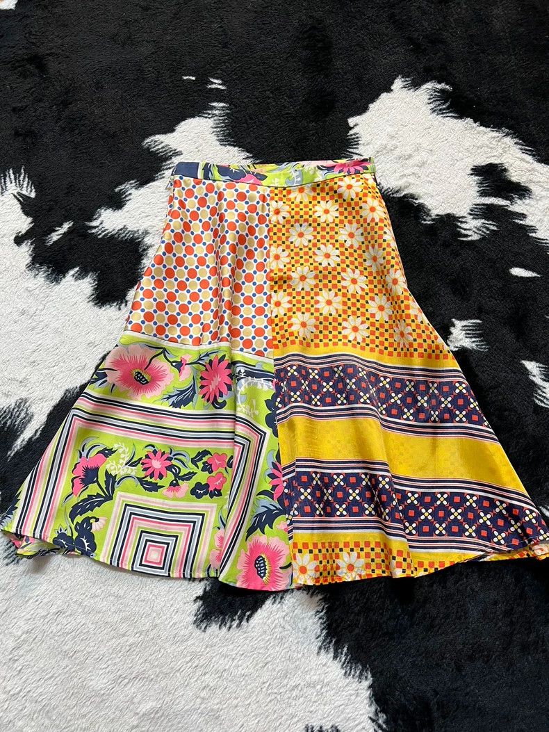 Comme des Garcons Comme des Garcons Floral Patchwork Skirt - dmc Size US 26 / EU 42 - 5 Thumbnail